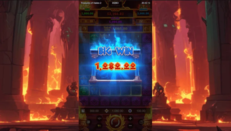 Treasures of Hades 2 – Grote winst op een uitgebreide 7x7 lay-out in de slot van Rectangle Games